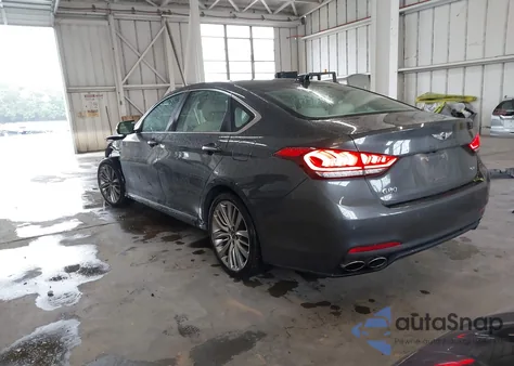 2017 Genesis G80 5.0 Ultimate z USA, uszkodzony, nr VIN KMHGN4JF8HU212073